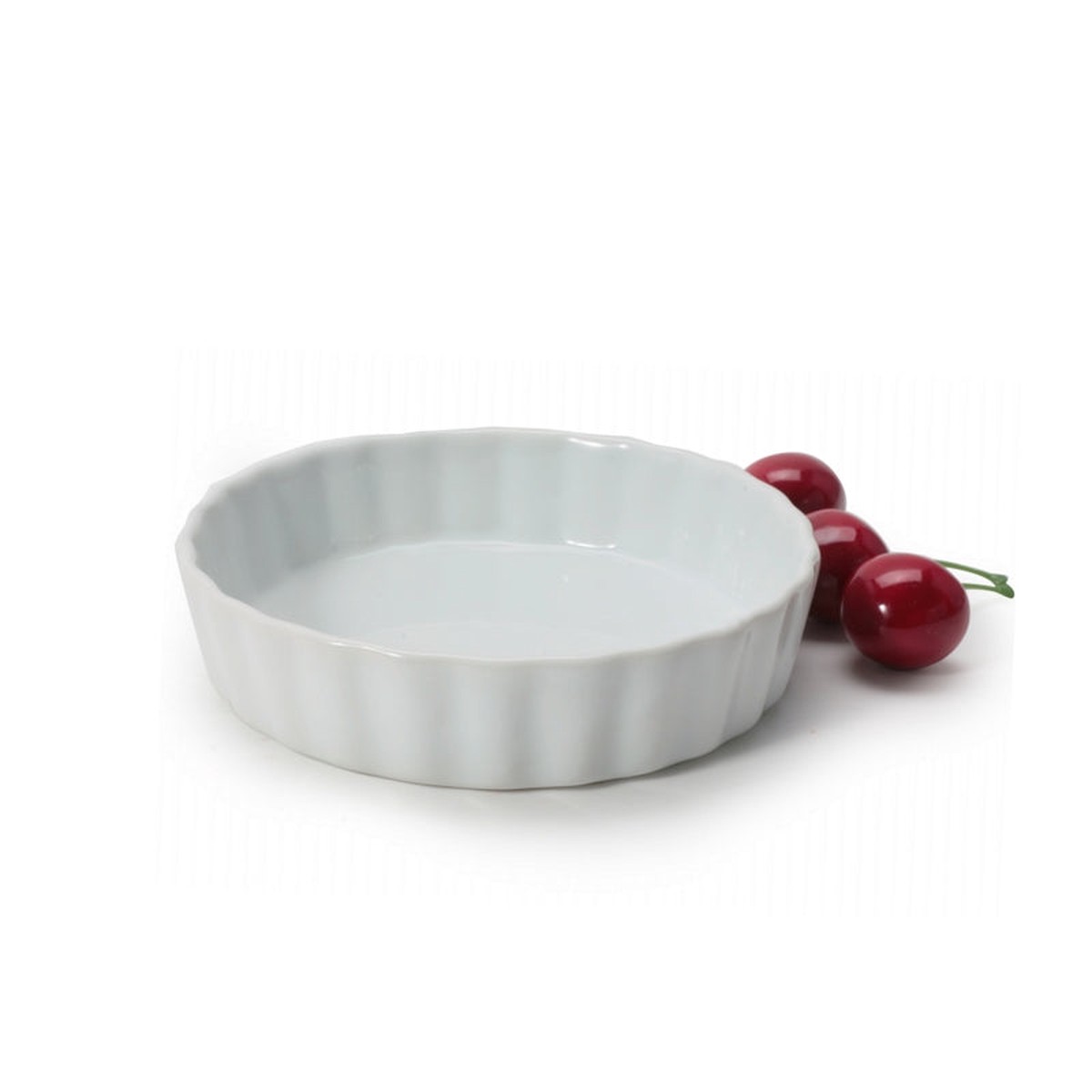 White Quiche Dish - 12.5 cm
