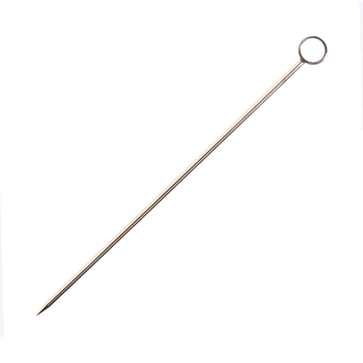 Cocktail Pick - Silver Circle